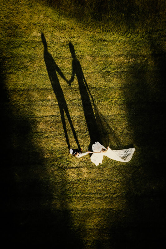 drone photography crewe hall Cheshire wedding venue