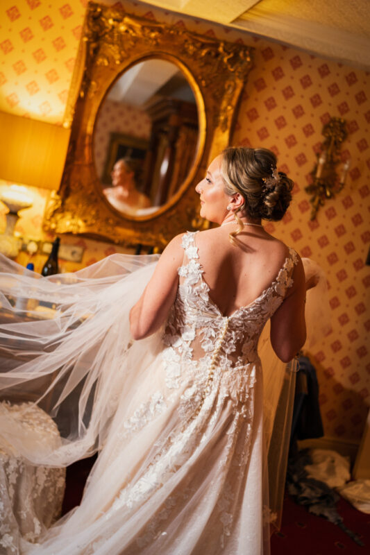 Cheshire designer wedding dress