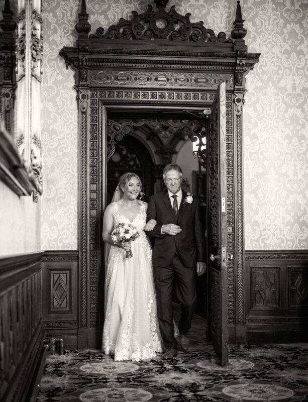 black and white wedding photography
