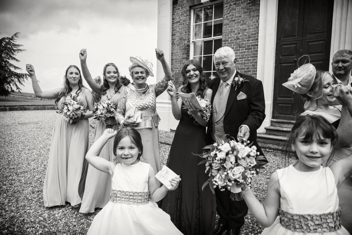 confetti throwing Shropshire