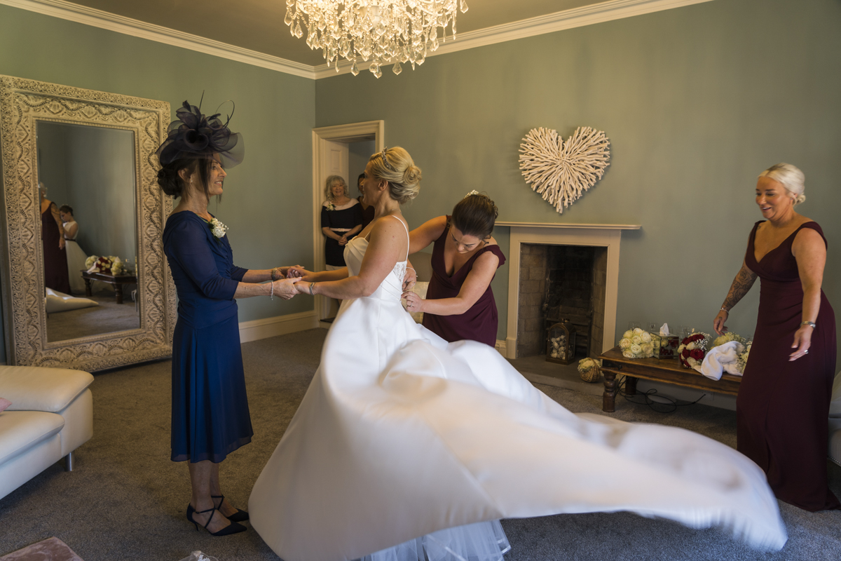 Martina Liana silk wedding dress