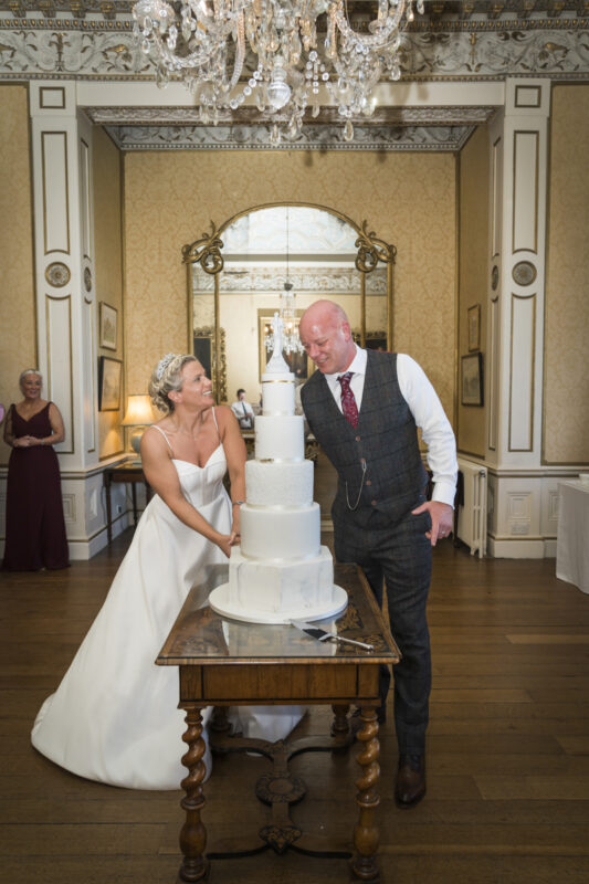 5 tier wedding cake Harley hall wedding