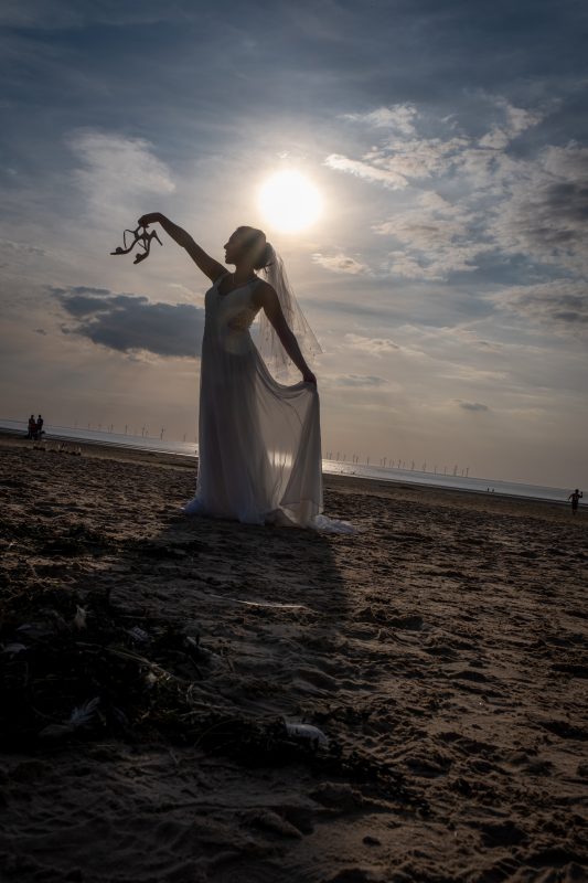 Beach wedding photography