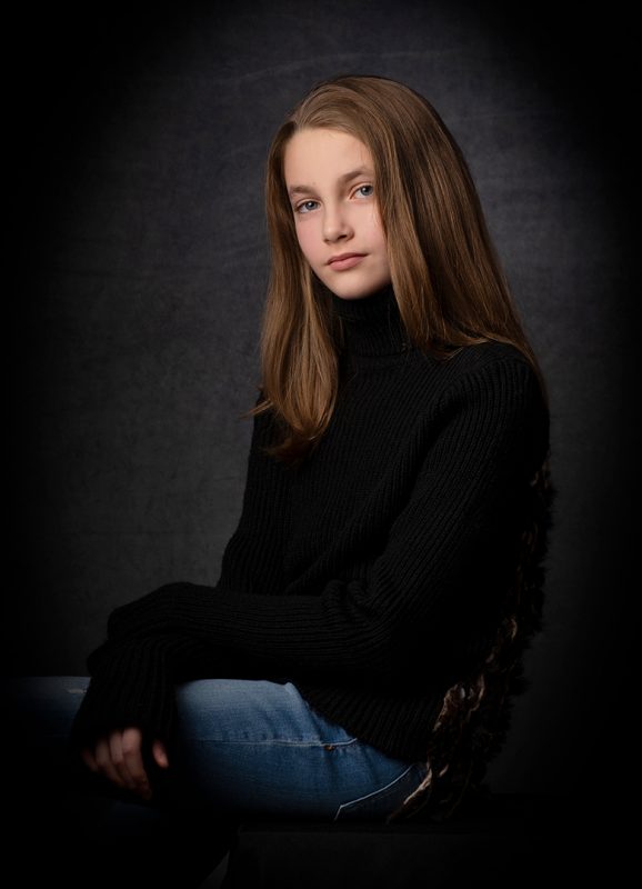Dramatic Classic Portraiture - Studio Photographer Chester & Wrexham