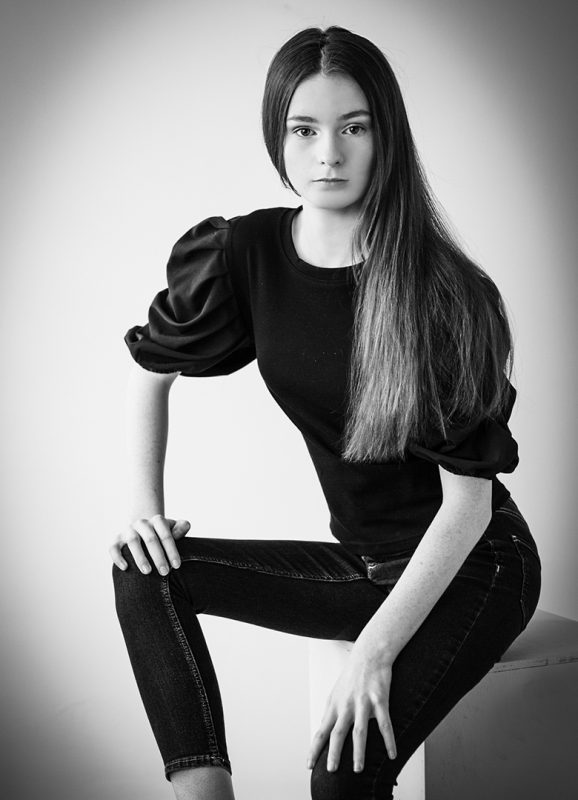 black and white portrait photographer manchester