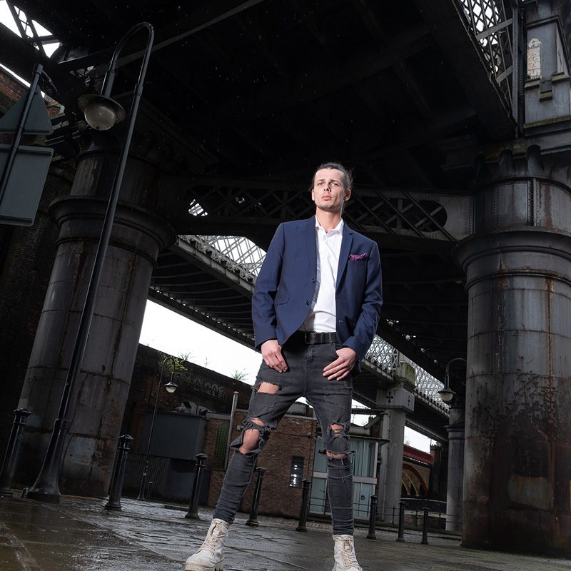 fashion portfolio male model manchester