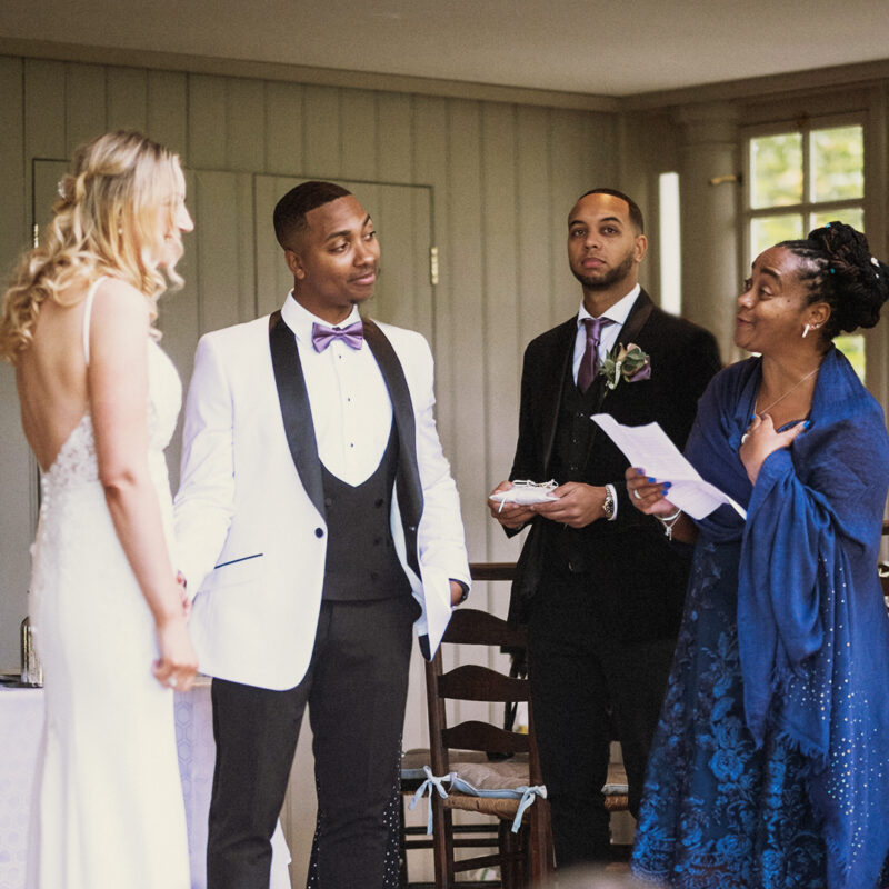 outdoor wedding ceremony dell pavillion thornton manor