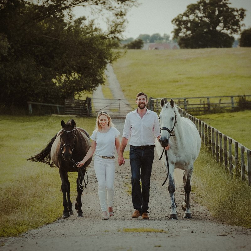 pre-wedding equine photoshoot cheshire