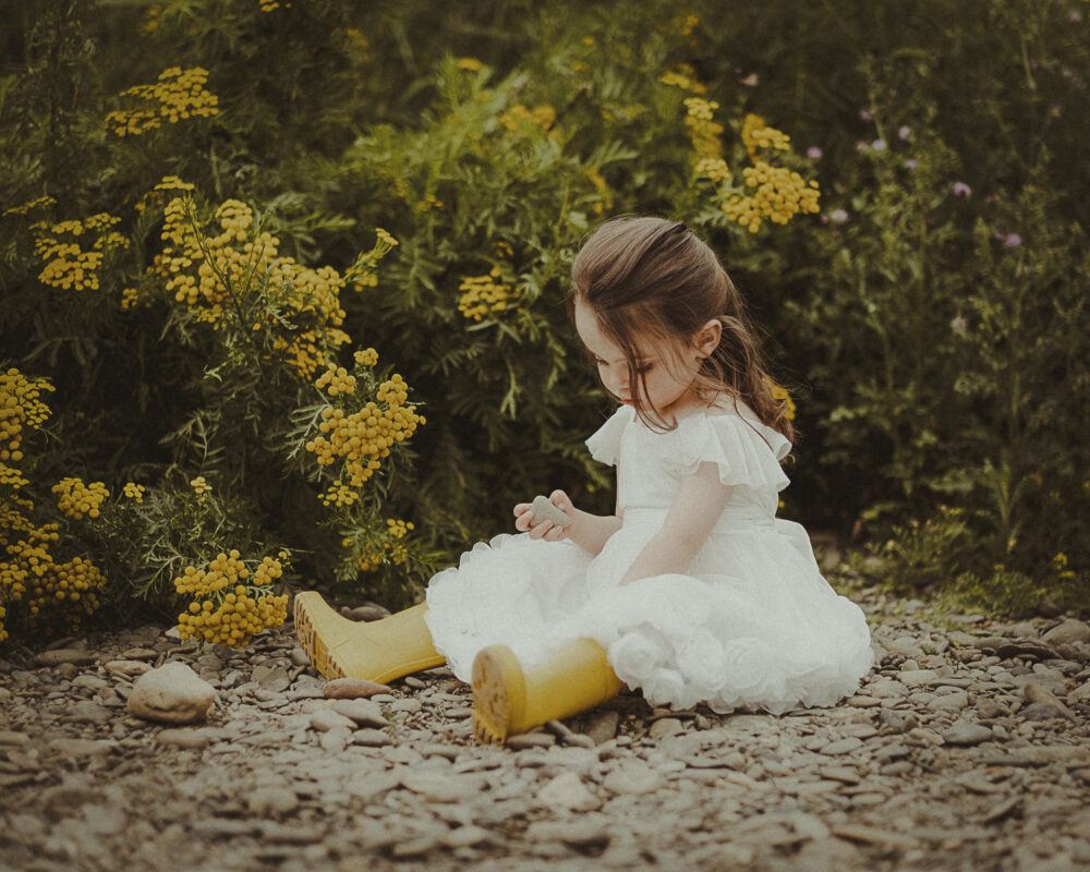 relaxed outdoor portrait photography