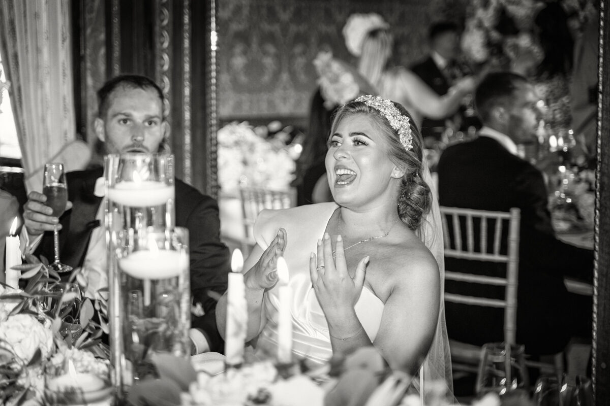 wedding speeches black and white